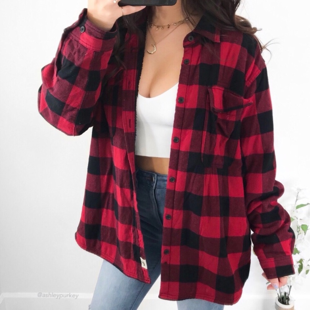Boston Traders Fleece Lined Plaid Jacket